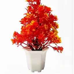 Dekorly Multi Plastic Artificial Flowers & Plants With Pot image 3