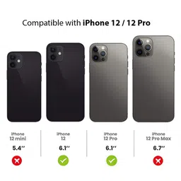 LIRAMARK Solid iPhone 12 Pro Impact Resistant Back Case image 4