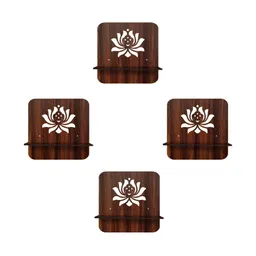 OLIVE TREE 4 Pieces Planter Stand Wall Shelves image 3