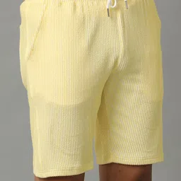 Voi Jeans Men Striped Technology Shorts image 5