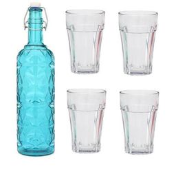 SOMIL Blue Glass Airtight Can Bottle-picture-7