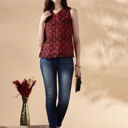 Anouk Rustic Women Printed Ethnic Print Top-picture-6