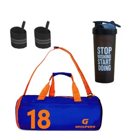 GROUPERS Textured Medium Foldable Sports or Gym Duffel Bag-image-95