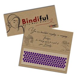 Comet Busters Bindiful Traditional Round Velvet Bindi-picture-3