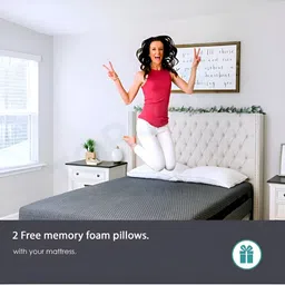 Torque Grey Quilted Orthopedic Durasleep 3-Layer Rebonded Single Foam Mattress image 2