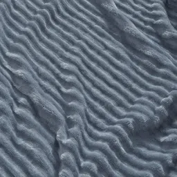 Myntra Elegant Homes Blue Striped Woollen 300 TC King Bedsheet Set 2.5 m x 2.25 m image 4