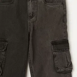 Fame Forever by Lifestyle Boys Regular Fit Mid-Rise Cargos Style Jeans image 5