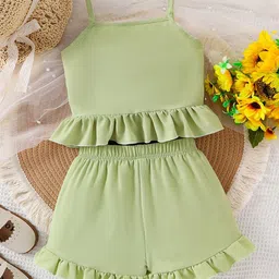 INCLUD Girls Top with Shorts image 2