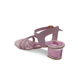 BAESD Girls Western Embellished Open Toe Block Sandals image 5