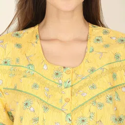 Sweet Dreams Women Printed Maxi Nightdress image 2