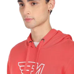 Flying Machine Men Printed Hooded Sweatshirt image 3