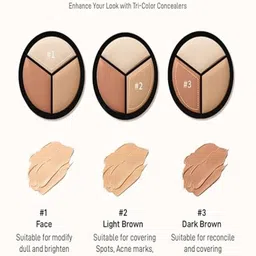 Vough Tri-Color Waterproof & Long Lasting Concealer - 15 g - Shade 041-picture-45