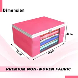 Aura Red & Pink 4 Pieces Foldable Multi-Utility Organisers image 3