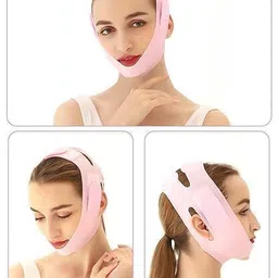 meliora Silicone Face Lift Up Belt,Double Chin & Cheek Reducer, Skin Tightening Face Shaping Mask image 5