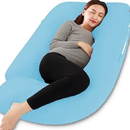 ag pro comfort Velvet J-Shape Solid Microfiber Pregnancy/Maternity Pillow for pregnant women Polyester Fibre Solid Pregnancy Pillow Pack of 1-picture-21