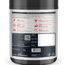 muscleblaze Pre Workout WrathX with Creapure,Nitroblaze with Creatine Monohydrate CreAMP™ Pre Workout image 2