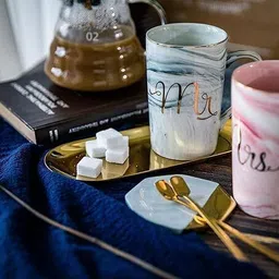 virco Coffee With Lid And Spoon (1 Set) Glass Ceramic Coffee Mug image 4