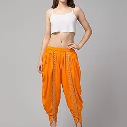 meemaya Embroidered Cotton Women Harem Pants image 5