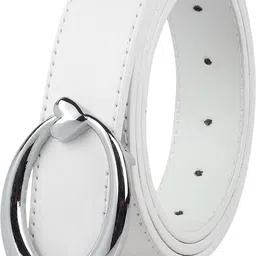 kastner Women Casual White Artificial Leather Belt image 1
