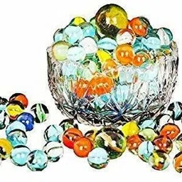 h b msala Imported Glass Marble Kanche for Decoration & Kids Playing, Kanche/Goli Glass Marbles (Marble kanche) Pack of 85 image 4