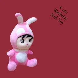 luipui Rabbit Cute Birthday Soft Toy | Fluffy Soft Rabbit Plush for Kids - 32 cm image 2