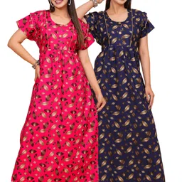 houseofcommon Pack of 2 Women Nighty-picture-23