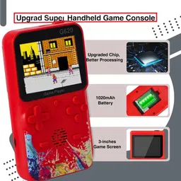 COUNTACH 500 IN 1 G620 Portable Mini Retro Video Game 3inch Games with Play games On TV 500 Games GB with Video Controller with 500 Games Super Mario Contra Series Street Fighter image 5