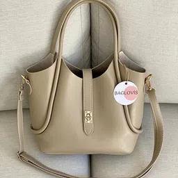 women craft Beige Women Sling Bag BAGLOVIS Women’s Premium Faux Leather Shoulder & Handbag with Sling Strap image 1