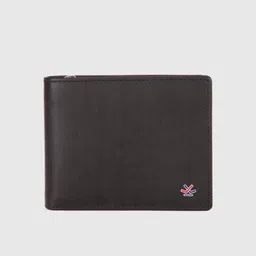 wrogn Men Black Genuine Leather Wallet - Regular Size image 2