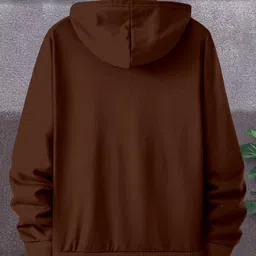 triptee Men Full Sleeve Solid Hooded Sweatshirt image 2