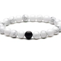 Divine souvenirs Unisex Artificial Beaded Elasticated Bracelet image 2