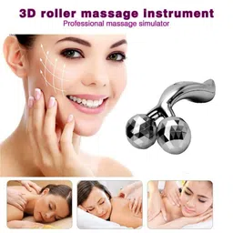 Eessmo 3D Roller Manual Face & Body Massager For Skin Tightening image 5