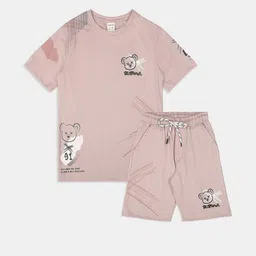 CAVIO Boys Printed T-shirt with Shorts-picture-35