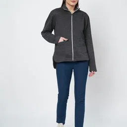 BRINNS Women Fleece Open Front Jacket image 4
