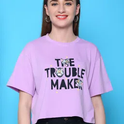 Dreambe Women Typography Printed T-shirt-picture-16