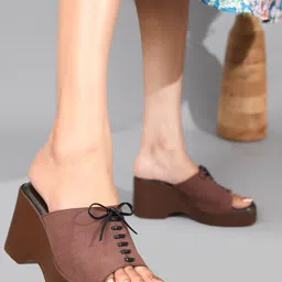 JM Looks Wedge Sandals with Bows-picture-29