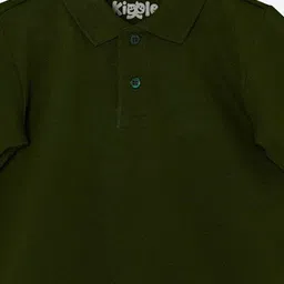 Kiggle Kids Polo Collar Organic Cotton T-shirt image 3
