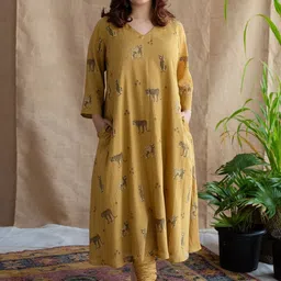 THE INDIAN ETHNIC CO Women Slim-Fit Churidar-picture-10