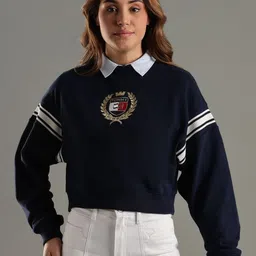 Tommy Hilfiger Women Printed Pullover Sweater-image-6