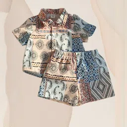 NAAMJAP Kids-Unisex Pure Cotton Printed Clothing Set image 3