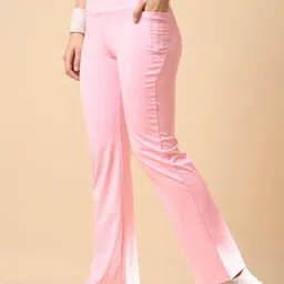 COLOR CAPITAL Women's Pack Of 2 High Rise Antimicrobial Flared Gym Tights image 3