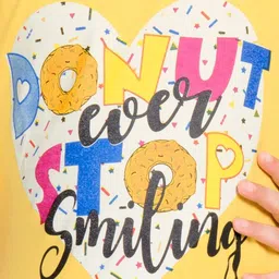 Little funky Girls Yellow Tshirts image 3