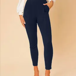 Dream Beauty Fashion Women Mid-Rise Easy Wash Trousers-image-10