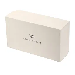 KENNETH SCOTT Men Round Dial & Bracelet Style Straps Analogue Watch K22133-SMSB image 2