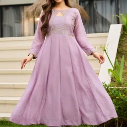 BHAKTI FASHION Women Ethnic Motifs Embroidered Regular Thread Work Kurta with Trousers & With Dupatta image 2