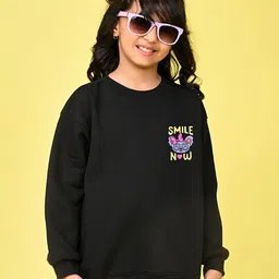 NUSYL Girls Printed Sweatshirt-image-35