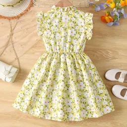 YK Floral Print Fit & Flare Dress image 5