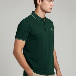Celio Men Polo Collar Regular Fit T-shirt image 5
