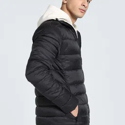 Puma Men Brand Logo Printed Slim Fit Long Sleeve Padded Puffer Jacket image 3