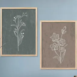 WALLLANE Brown Wood Wall Art-picture-31